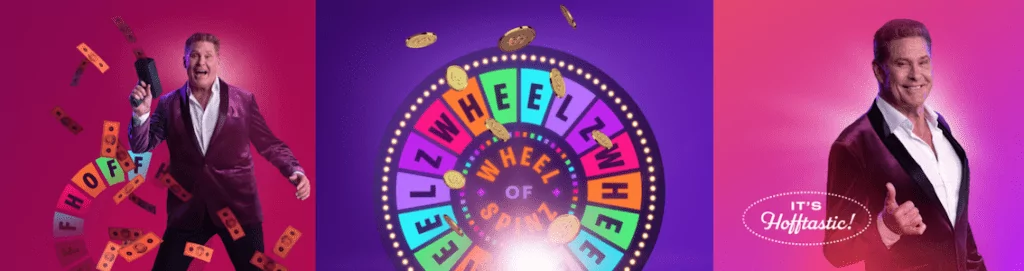 wheelz kasino tarjoaa oman bonuspyörän joka on hofftastic